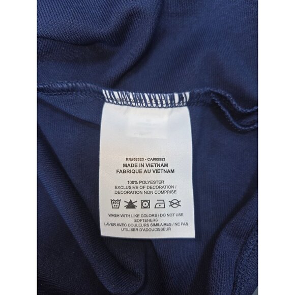 Nike Mens Golf Navy Long Sleeve Polo Shirt Medium - Picture 6 of 7